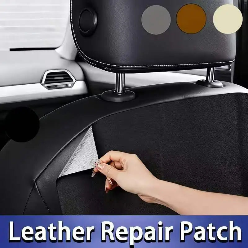 Waterproof Self-Adhesive PU Leather Patch Strong Glue Faux Leather Repair Tape Durable Refurbish Cover for Car Seat Sofa Furnitu