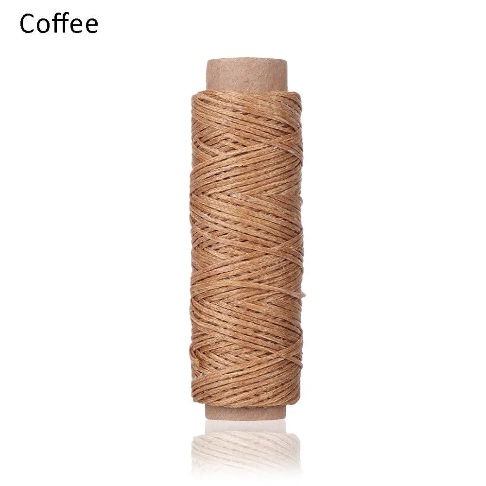 30m/roll 150D Flat DIY Hand Stitching Leather Sewing Line Waxed Thread Cord