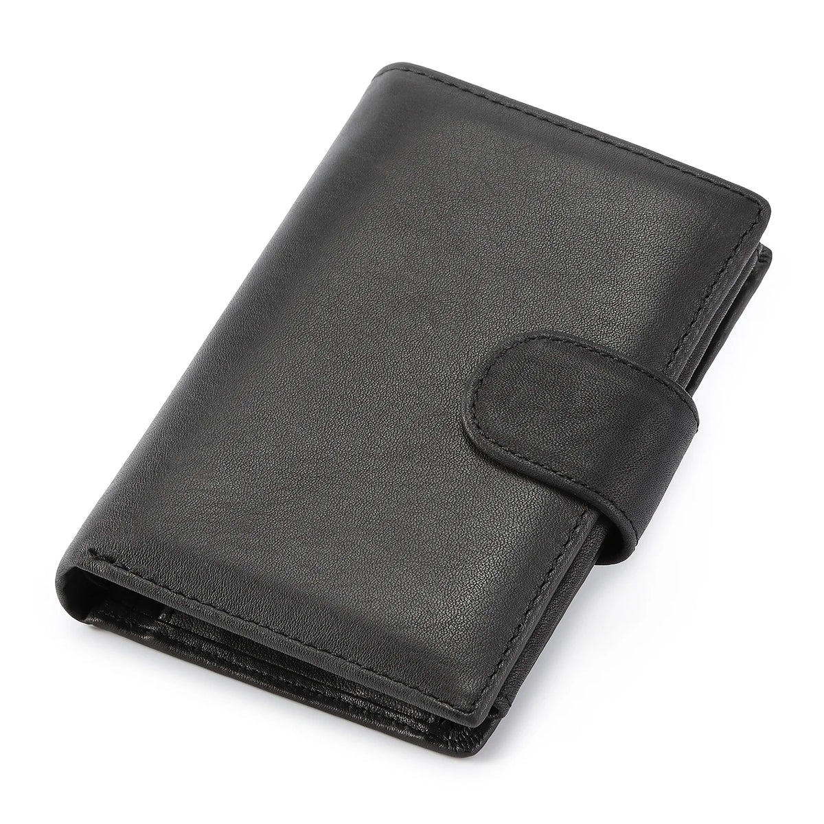 Genuine Leather Men Retro Wallet New Short Card Holders Top Layer Cowhide Men Purse Coin Pocket Leather Zipper Men Money Clips