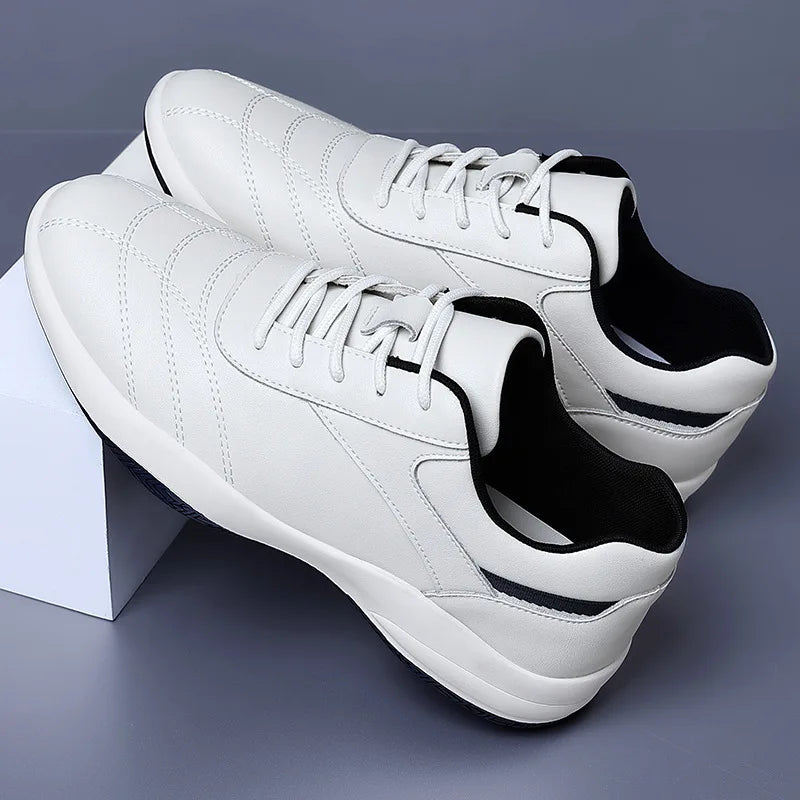 New Shoes for Men Genuine Leather Casual Shoes Trend Leisure Sport Shoes Youth Street Fashion Cow Leather Sneakers