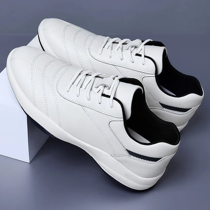 New Shoes for Men Genuine Leather Casual Shoes Trend Leisure Sport Shoes Youth Street Fashion Cow Leather Sneakers