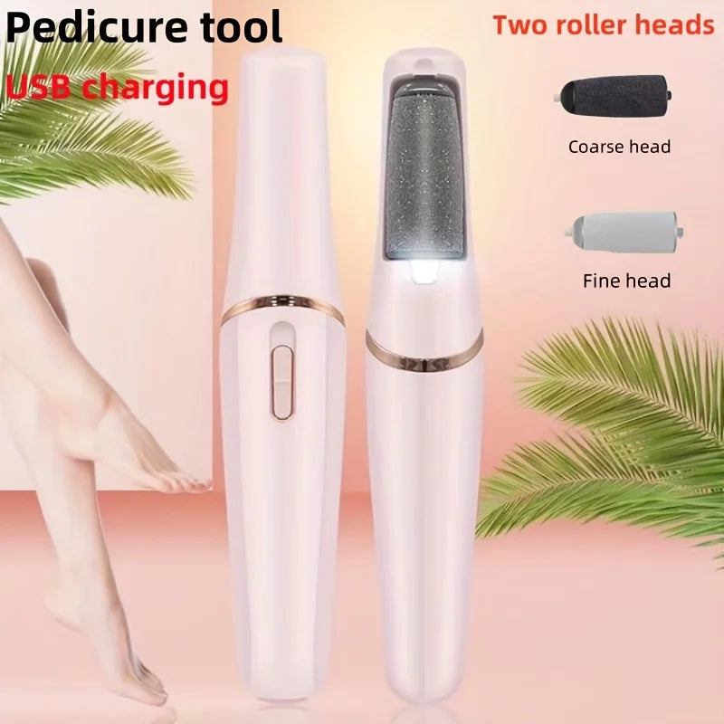 Having silky feet anytime, anywhere: rechargeable USB electric foot grinder - portable automatic foot repair and care machine