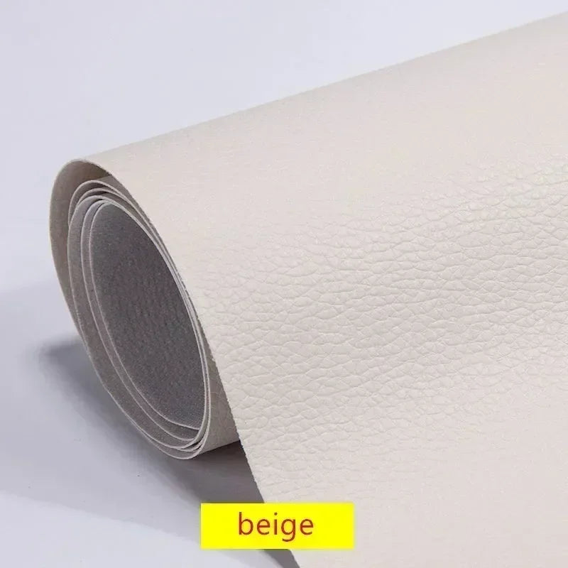 Max 250x137cm Self-adhesive Faux Leather Sofa Renovation Tool Leather Repair Patch for Sofa Bed Chair Car Interior Modification