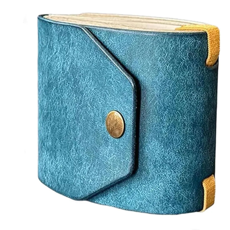 Quick Cash Access Leather Wallet, Cash Keeper Wallet, Slim Portable Leather Card Holder for Men Women