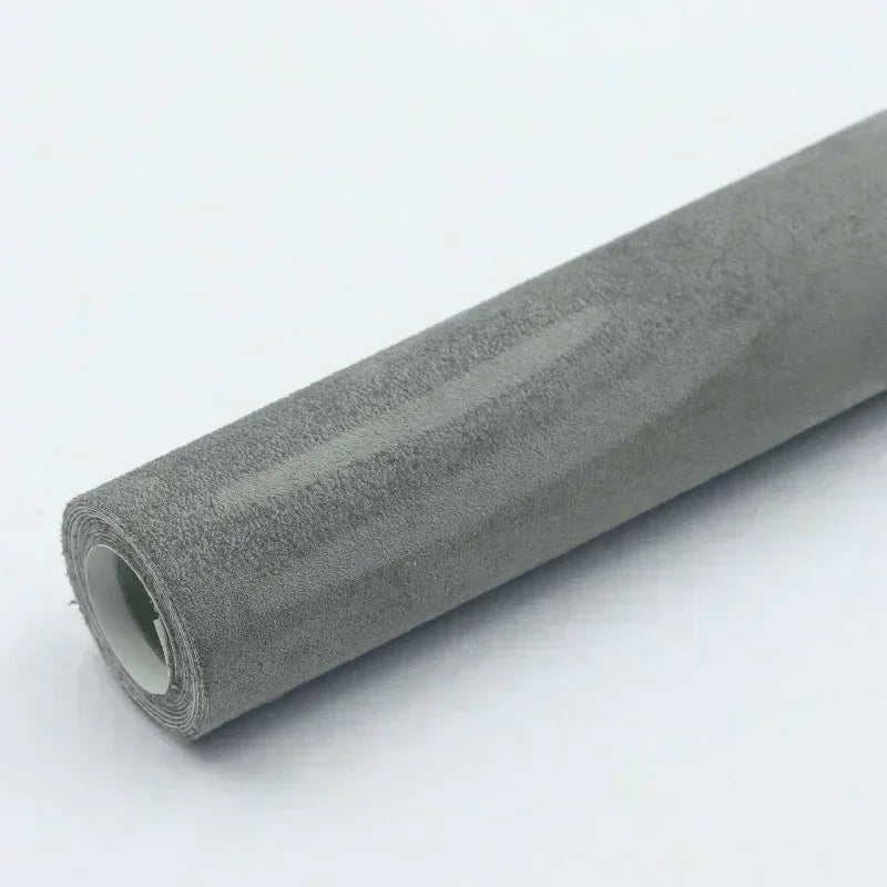 Suede Fabric Window Film Self-adhesive Synthetic Leather Stretchable Interior Film Suitable for Automotive and Home Decorate