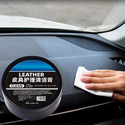 Leather Car Seat Cleaner 120g Car Leather Color Restorer Odorless Leather Cleaner Car Leather Restorer Leather Conditioners