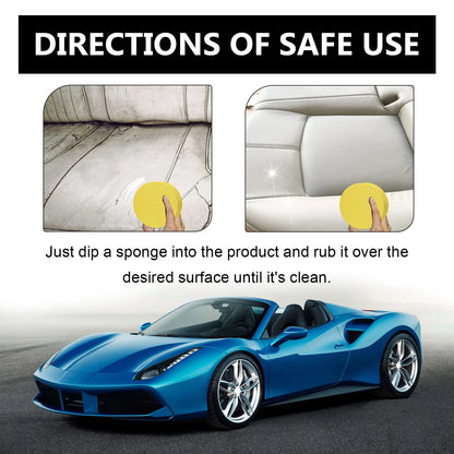 Leather Conditioner Long Lasting Car Seats Polishing Nourishment Care Leather Care Cream for Leather Pant Bag Shoes Furniture