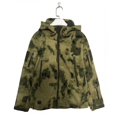 2024 New Outdoor Jackets Men Shark Skin Soft Shell Tactical Waterproof Windbreaker Jacket Mens Hooded Bomber Coats Hiking