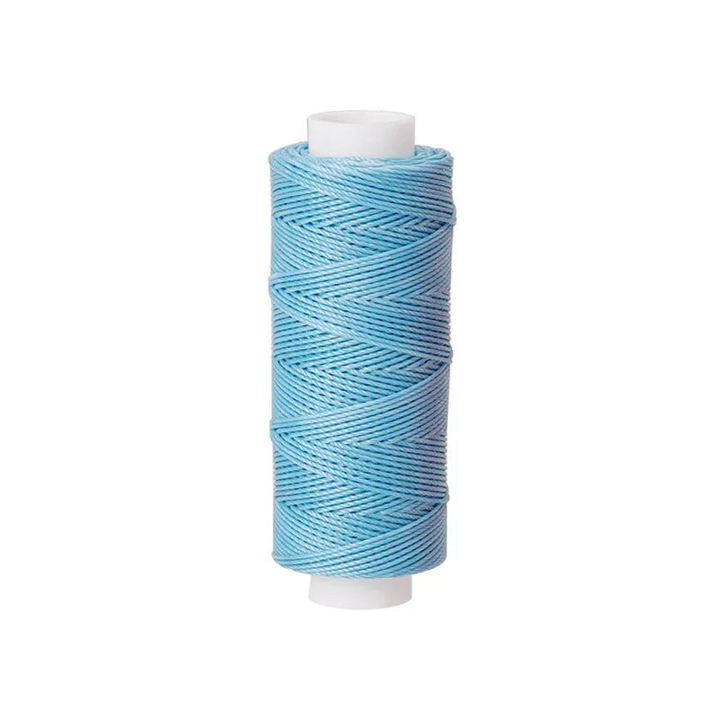 1pc Round Wax Thread 50 M 0.45mm Wax Rope Diy Handmade Material Leather Sewing Thread Polyester Wax Thread