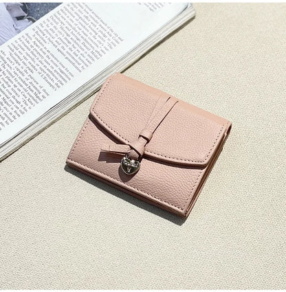 Genuine Leather Women Wallet Personalized Name Elegant Female Coin Card Wallet Custom Initials Card Holder Purse With Heart