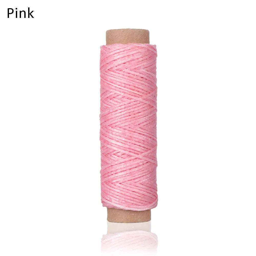 30m/roll 150D Flat DIY Hand Stitching Leather Sewing Line Waxed Thread Cord