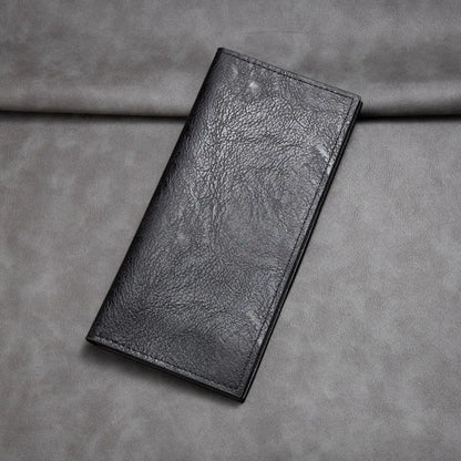 PU Leather Long Wallet For Men Durable Multiple Slots Men Card Holder Thin Soft Men Wallet Card Bag Large Banknote  Money Purses