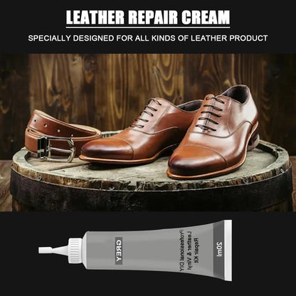 Leather Tear Repair Gel Leather Color Restoration Agent 20ml Leather Restoration Paste Repair Tool For Leather Furniture Bag
