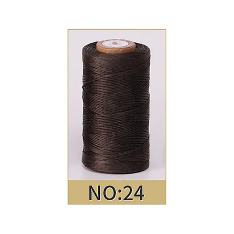 50M 0.8mm Thickness Waxed Thread For Leather Waxed Cord For Diy Handicraft Tool Hand Stitching Thread Flat Waxed Sewing Line