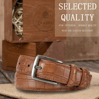Famous Brand Business Belt Men Top Quality PU Luxury Leather Waist Strap Black Male Automatic Buckle Jeans Belts for Men