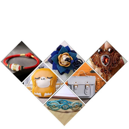 7PCS 0.55mm 30 Meters Leather Waxed Thread Cord For DIY Handicraft Tool Hand Stitching Thread Round Waxed Sewing Line