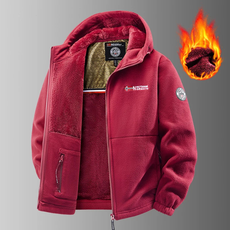 Men Heated Jacket Winter Polar Fleece Jacket Men Thermal Fleece Tactical Sports Coat Militar Softshell Hiking Outdoor Army Jacke