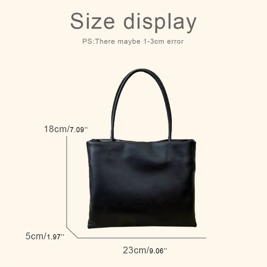 Leather Small Double Layer Bags For Women Luxury Designer Handbags And Purses 2026 New In Sheepskin Top Handle Underarm Shoulder