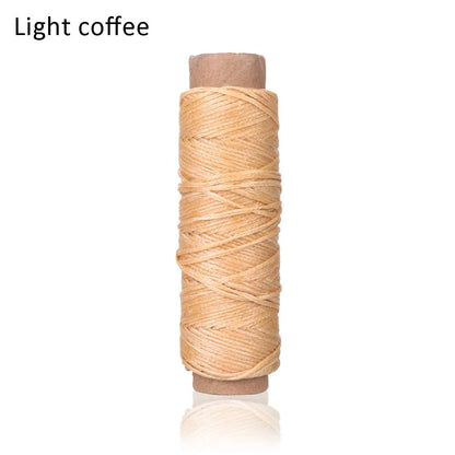 30m/roll Waxed Thread Cotton Cord String Strap Hand Stitching Thread for Leather Handicraft Tool Material Accessories
