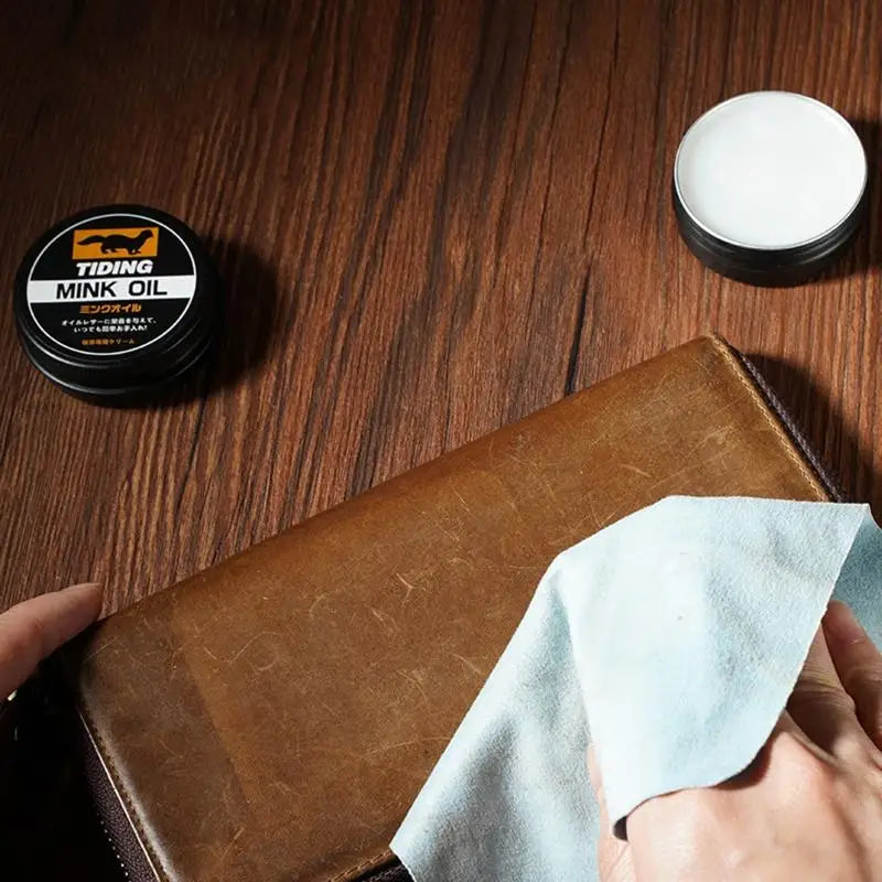 Mink Oil Cream Practical Leather Maintenance Cream Leathercraft Accessories for Shoes Bags Leather Care Repair Wax Dropshipping