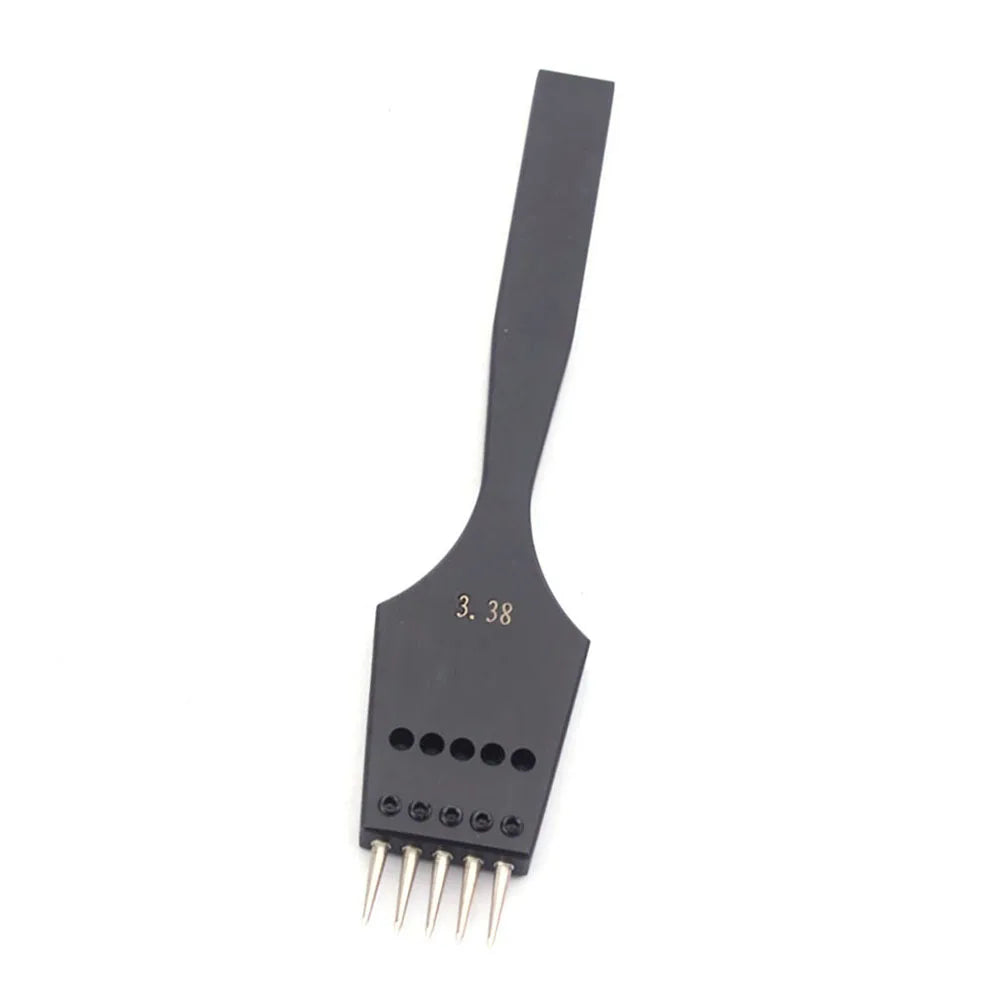 Leather Punch Tool Sharp Head Replaceable Pricking Iron Removable Round Hole Punch DIY Leather Craft Chisel 4 Size Available