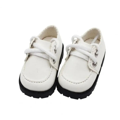 Accessories PU Leather PU Leather Shoes Lightweight Shoes Miniature Shoes 1 Pair Mini Dress Up Shoes Gifts