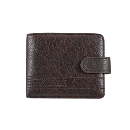 Simple PU Leather Two Fold Wallets Urban Recreational Style Solid Color Male Wallet Soft ID Badge Holder Pocket Purse Men