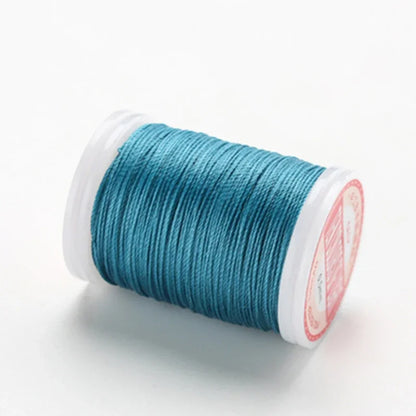 Waxed Thread For Leather DIY Accessories Leather Craft Sewing Thread Round Waxed Thread Polyester Cord Wax Coated Strings