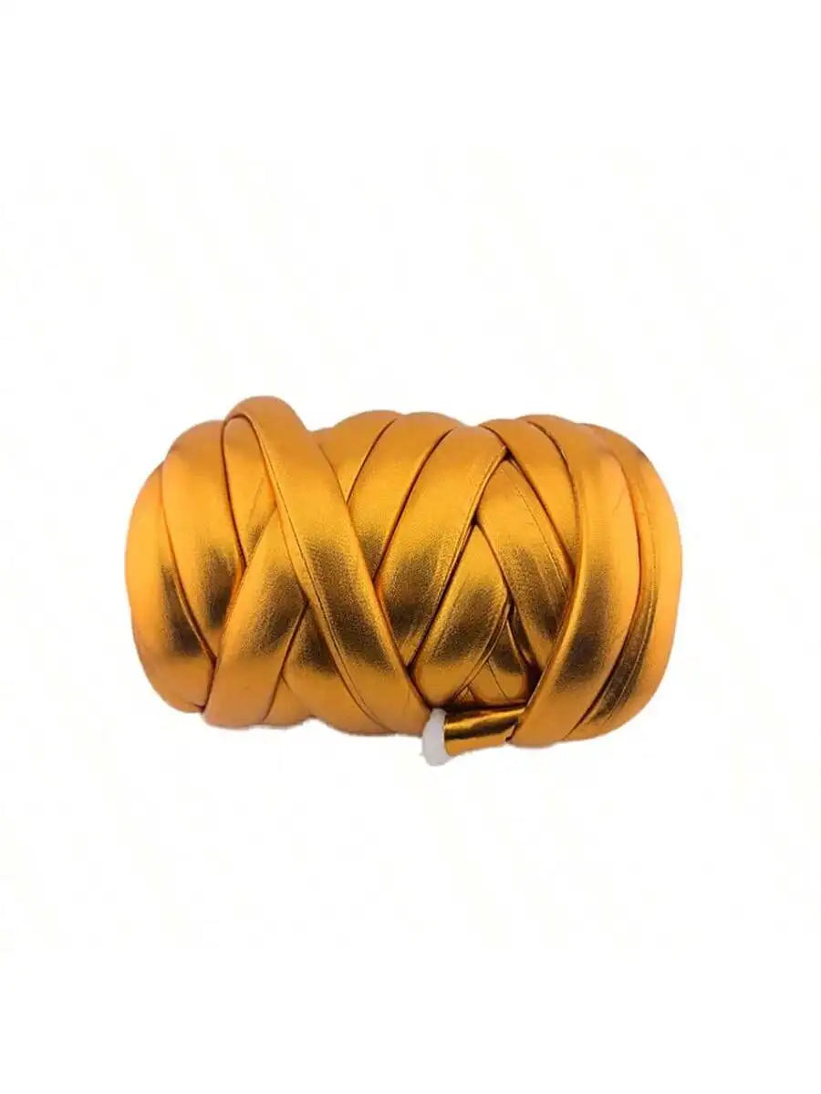 500g Thick Super Bulky Chunky Imitation Metal Leather Yarn for DIY Knitting Crocheting Thread Yarn for Handmade Bags Shoes Craft