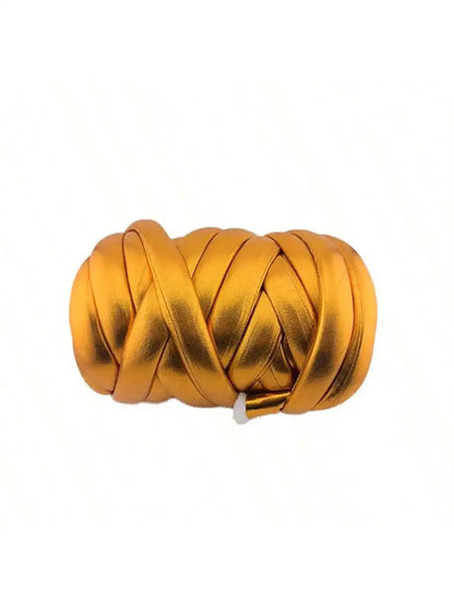 500g Thick Super Bulky Chunky Imitation Metal Leather Yarn for DIY Knitting Crocheting Thread Yarn for Handmade Bags Shoes Craft