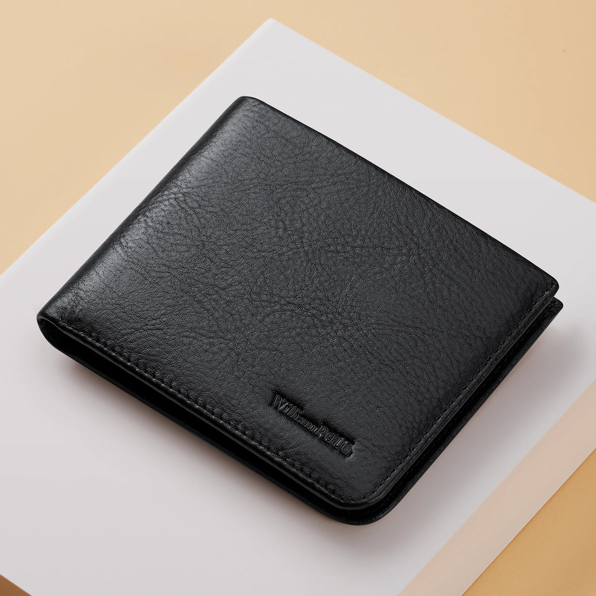 Men's Wallet 2025 New Style Vintage Top Grain Leather Ultra-Thin Card Holder Anti-Theft Anti-Scratch Anti-De-Magnetization Card