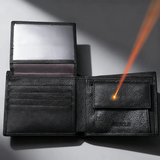 Retro Genuine Leather Men's Short Wallet with Name Engraving Card Holder Simple Zipper Coin Pocket Money Clip Male Purses