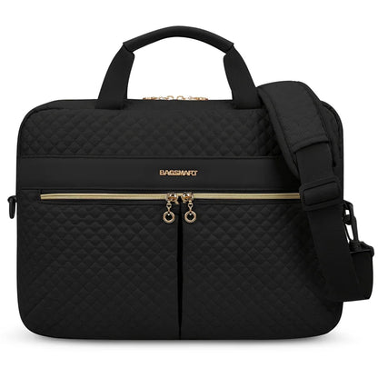 BAGSMART Large Capacity 17 inch Laptop Bag Shoulder Messenger Notebook Pouch Briefcase Office School Business Computer HandBag