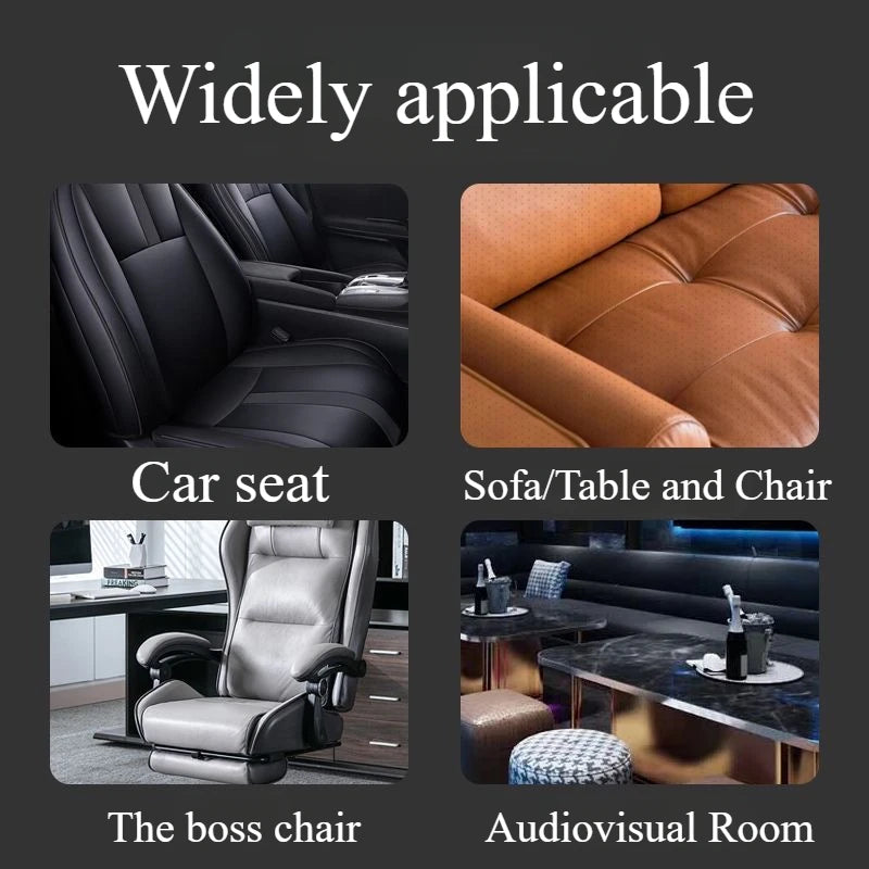 Perforated Leather Breathable Perforated Self-Adhesive Leather Repair Patch for Furniture Seats Chair Faux Leather Vinyl Repair