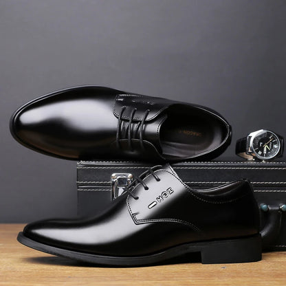 Men's New Business Leather Shoes Soft Soled Work Footwear Outdoor Non Slip Formal Shoes Fashion Casual Male Shoes Zapatos Homme