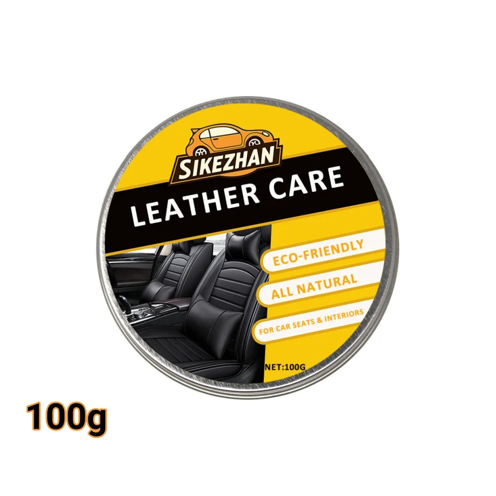 Car Leather Care Cream Natural Transparent Odorless Leather Conditioner Balm Universal for All Colors Protect  Nourish Car Seats
