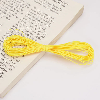 1mm Waxed Thread Polyester Waxed String for Crafts Leather Sewing Jewelry Making DIY Tools High Strength Waterproof Waxed Cord