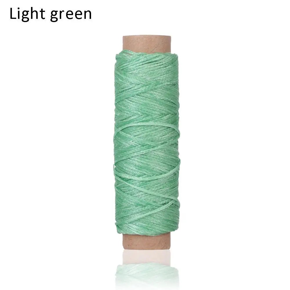 30m/roll Waxed Thread Cotton Cord String Strap Hand Stitching Thread for Leather Handicraft Tool Material Accessories
