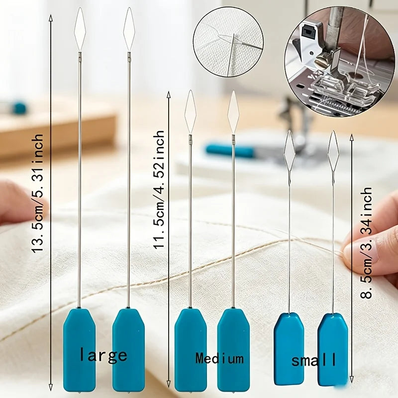 Sewing Machine Threader Kit, Made of Stainless Steel, with High Precision and Efficiency for Threading.