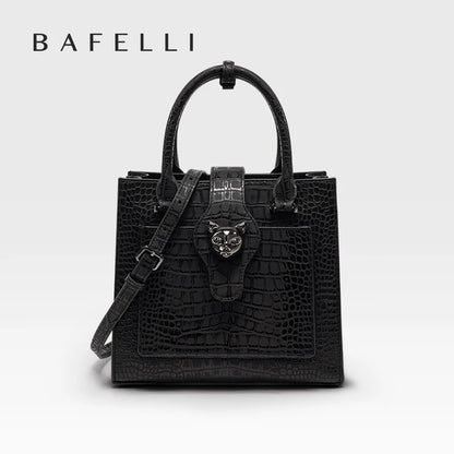 2026 NEW WOMEN'S HANDBAGS BUSINESS LADY GENUINE LEATHER ORIGINAL LUXURY BRAND DESIGNER OFFICE FEMALE BAGS CROSSBODY CAT PURSE