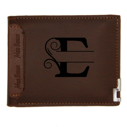 Personalized Leather Wallet for Men – Custom Engraved Name or Monogram –   Bifold Wallet – Custom Gift for Dad,