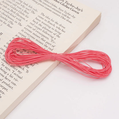1mm Waxed Thread Polyester Waxed String for Crafts Leather Sewing Jewelry Making DIY Tools High Strength Waterproof Waxed Cord