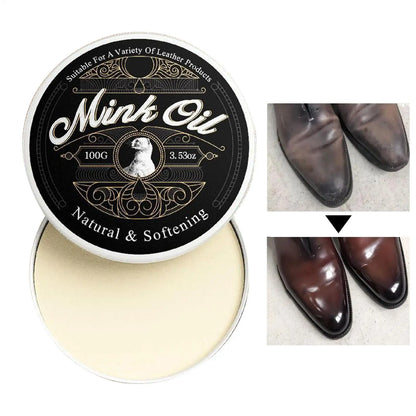 100g Leather Care Cream Paste Natural Leather Conditioner Genuine leather mink cream care oil Refurbishing Restoration Agent