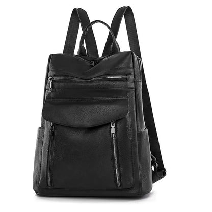 New Arrival Leather Laptop PU Backpack for Women Men  Backpack Fashion Travel Backpack Purse for Travel College Work