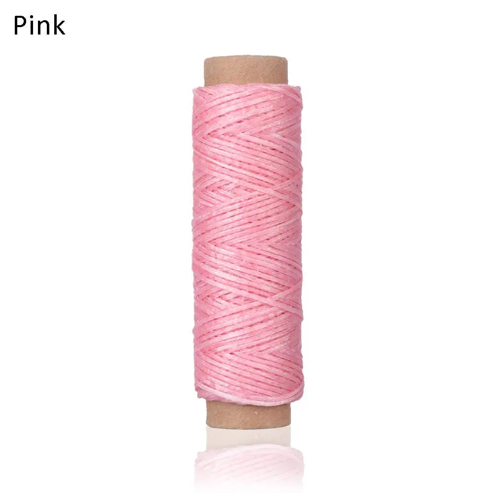 30m/roll Waxed Thread Cotton Cord String Strap Hand Stitching Thread for Leather Handicraft Tool Material Accessories