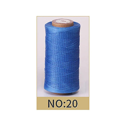 50M 0.8mm Thickness Waxed Thread For Leather Waxed Cord For Diy Handicraft Tool Hand Stitching Thread Flat Waxed Sewing Line
