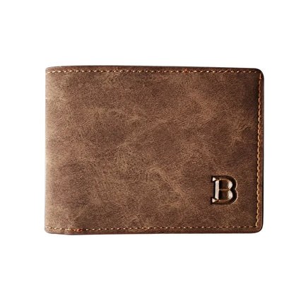 Wallet for Men with Zipper Coin Pocket Holder Soft PU Leather Wallet High Quality Minimalist Short Card Holder Business Wallets