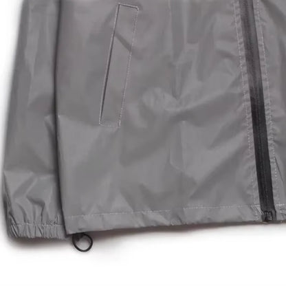 New Men / Women Full Reflective Jacket Night Shiny Zipper Harajuku Windbreaker Jackets Hooded Hip-hop Streetwear Coats Male