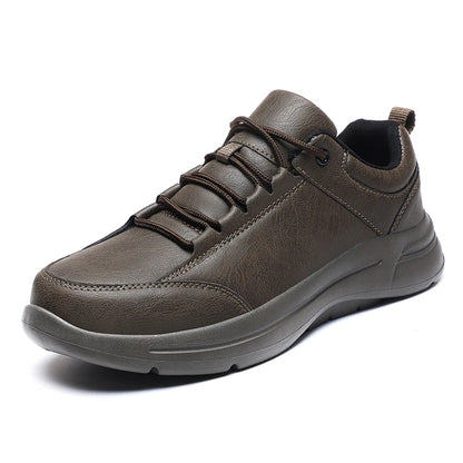 2025 New Men's Leather Casual Shoes Four Seasons Fashion Lightweight Business Shoes Men's Soft Sole Plus Size Men's Shoes 39-48