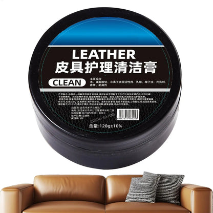 120g Leather Cream For Car Home Leather Shoes Bags Leather Care Cream Leather Maintenance Cream Leather Craft Accessories